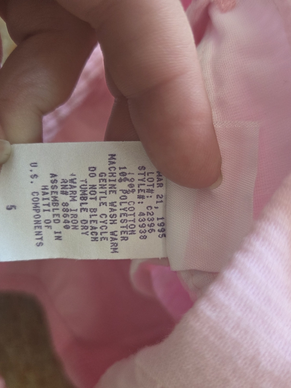 Two Vintage 1995 Carter's Kids Overalls *READ DESCRIPTION AND SEE ALL PHOTOS* - Picture 10 of 13